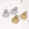 Hypoallergenic Cold Wind Stud Earrings Internet Celebrity Explosion Personality Simplicity High Sense Stainless Steel Earrings