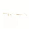 Intelligent Photosensitive Color-Changing Anti-Blue Glasses, Frameless Trimmed Flat Glasses, Can Be Equipped With Myopia Color-Changing Glasses