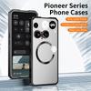 Case For Nothing Phone 3 Phone3 Magnetic For MagSafe Aluminium Alloy Metal Frame Back Cover Matte Transparent Shell Bumper