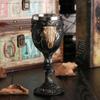 High-footed Cup Gift Resin Skull Cup, Creative 3D Stereoscopic Wolf Head Stainless Steel Decorative Cup