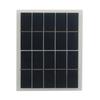 Solarpanel 3W Polycrystalline Silizium Tragbares Solarladegerät mit Typ-C-Ausgang Überwachungskameras Camping Solarladegerät