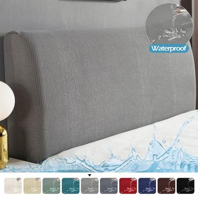All -Inclusive Bed Head Cover Super Soft Smooth Quilted Thicken Headboard Bed Cover Solid Color Back Dust Protector Cover