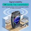 Bluetooth 5.4 Audio Transmitter Receiver RGB LED Display Hifi Stereo Music Wireless Adapter 3.5MM AUX TF With Mic For TV PC Car