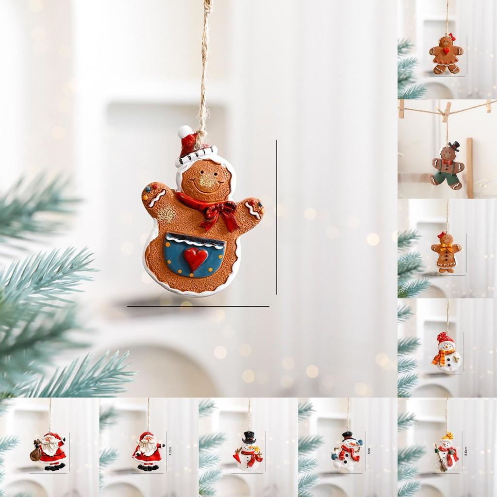 Christmas Ornaments Santa Snowman Gnome Festive Decorations Supplies Holiday