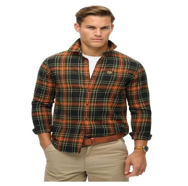 Superdry Lumber рубашка с длинным рукавом