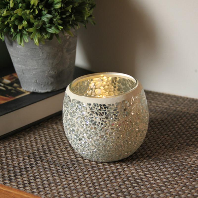 

Украшение дома Классический Европейский Мозаичный Стеклянный Подсвечник Свадебные Украшения Рождественские Подарки G