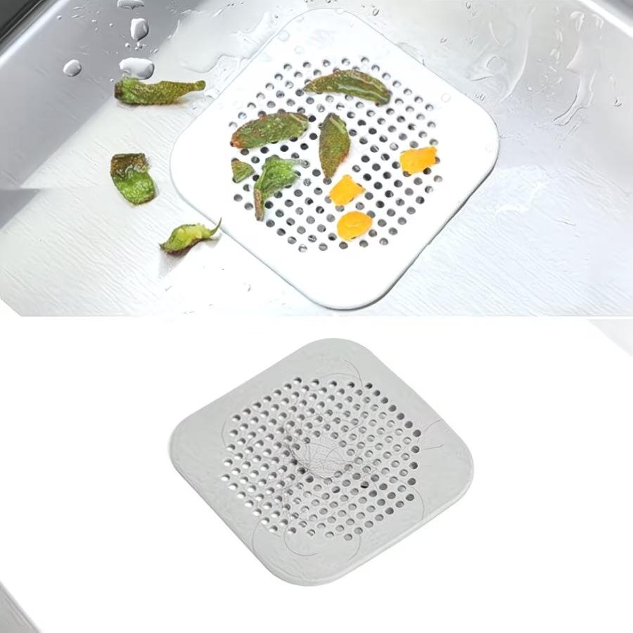 3/5/10/pcs Suction Cup Floor Drain Kitchen Sink Filter Strainer Bathroom Hair Anti-Blocking Floor Drain