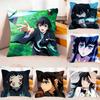 TokitosMuichiros Case Plush Fabric Soft Pillowcase Double Sided Print Cushion Cover Household Gifts