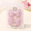 2Pcs Candy Colored Hair Clip Se Double Layered Bow Cute Bangs HairPin Cotton Safe Children's T for Girls Hair Accessories