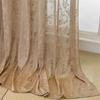 1pc Branch Embroidery Sheer Curtain 1PC Vintage Design with Grommet Hanging for Living Room Bedroom Balcony Kitchen Ready Made