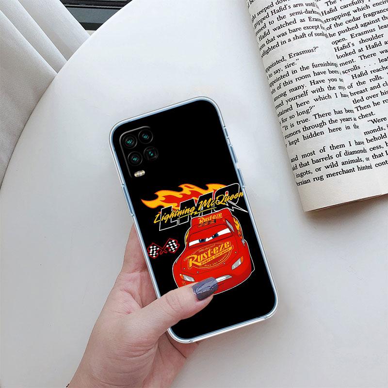 Cars Lightning McQueen Transparent Phone Case for Samsung Galaxy A04 A04S A14 A23 A34 A54 M23 M33 M52 M53