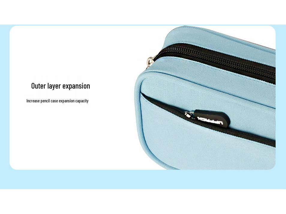 Μινιμαλιστική Διπλή Θήκη Πολλαπλών Χωρητικοτήτων για Μαθητές Δημοτικού - Σχεδιασμός Εμπνευσμένος από Διαδικτυακή Διασημότητα