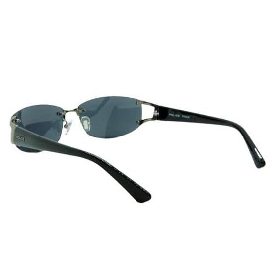 Police Sunglasses SPLC60J-568M (59 SIZE) Visible Light Transmittance 10 Titanium Limited Custom Color Mens Womens Domestic Genuine Product DERIGO