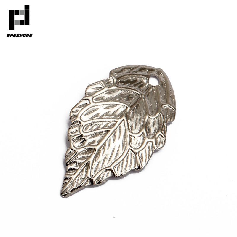 100pcs 10*18MM Gold Color Leaf Charms DIY Jewelry Vintage Bracelet Necklace Pendant Charms Wholesale Brass Material Findings