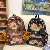 Cartoon Capybara Backpack For Girls Boys Student Teenager Children Rucksack Cute Casual Lightweight School Bags Kids Gifts