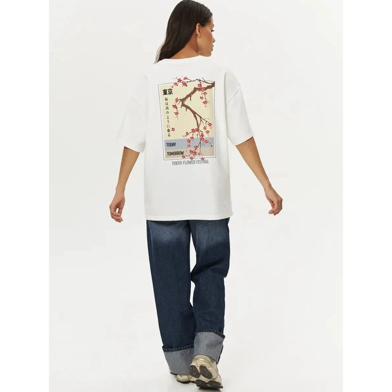 New Printed T-shirt Top Fashion Wind New Fashion Casual Loose Printed Letter T-shirt Tops