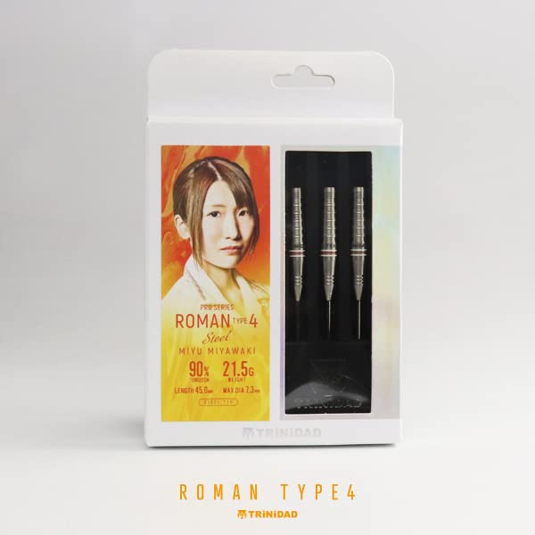 TRiNiDAD PRO Roman4 Steel Darts Miyu Miyawaki Player Model Barrel,