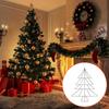 Durable Iron Christmas Tree Ornament Durable Metal Christmas Decoration For Outdoors Indoor Holiday Decors Festival Season