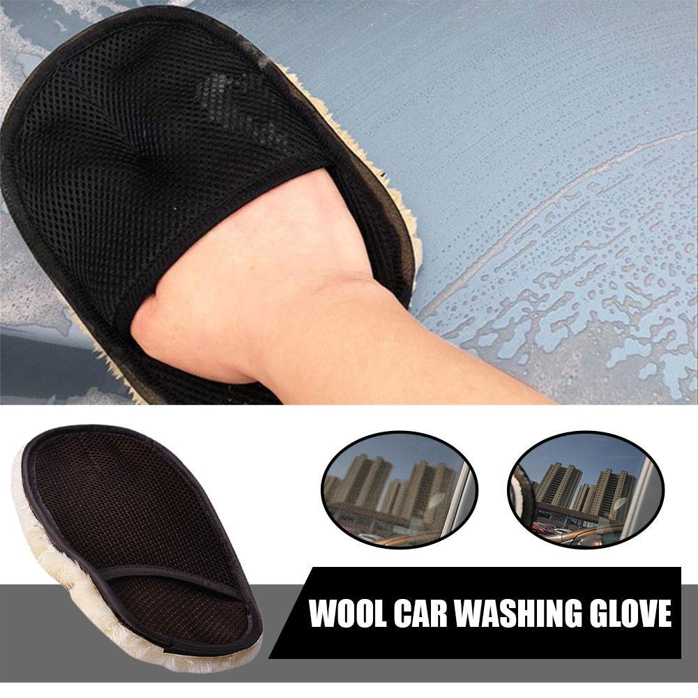 Car Cleaning Brush Cleaner Wool-like Soft Thickened Universal Plush Washer Polishing Care High P5J3