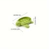Green turtle soap box, cheap and durable.