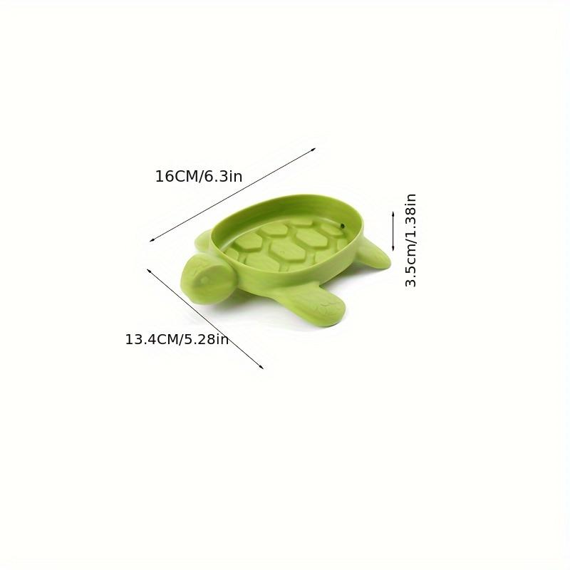 Green turtle soap box, cheap and durable.