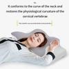 1-in-1 Ergonomic Orthopedic Molded Pillow Foam Cervical Cushion Comfortable Neck Support Pad for Sore Neck Relief