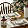 4 Pcs Wrinkle-Proof Nutcrackers Christmas Placemats Soft Tablecloth Christmas Table Mats  Party