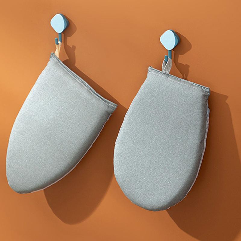Heat Resistant Ironing Board Gloves Waterproof Anti Steam Ironing Pad Glove Garment Steamer Portable Mini Holder Ironing Tray