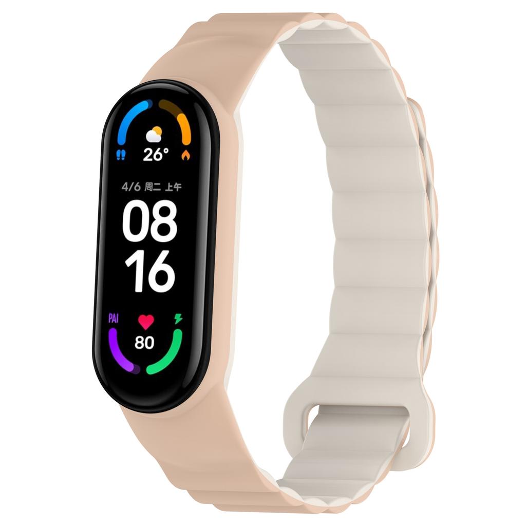 Silicone Magnetic Loop Strap For Xiaomi Mi Band 10 9 8 7 6 5 4 3 Bracelet Wristband Correa for Mi Band 8 9 Mi band 10 Belt strap