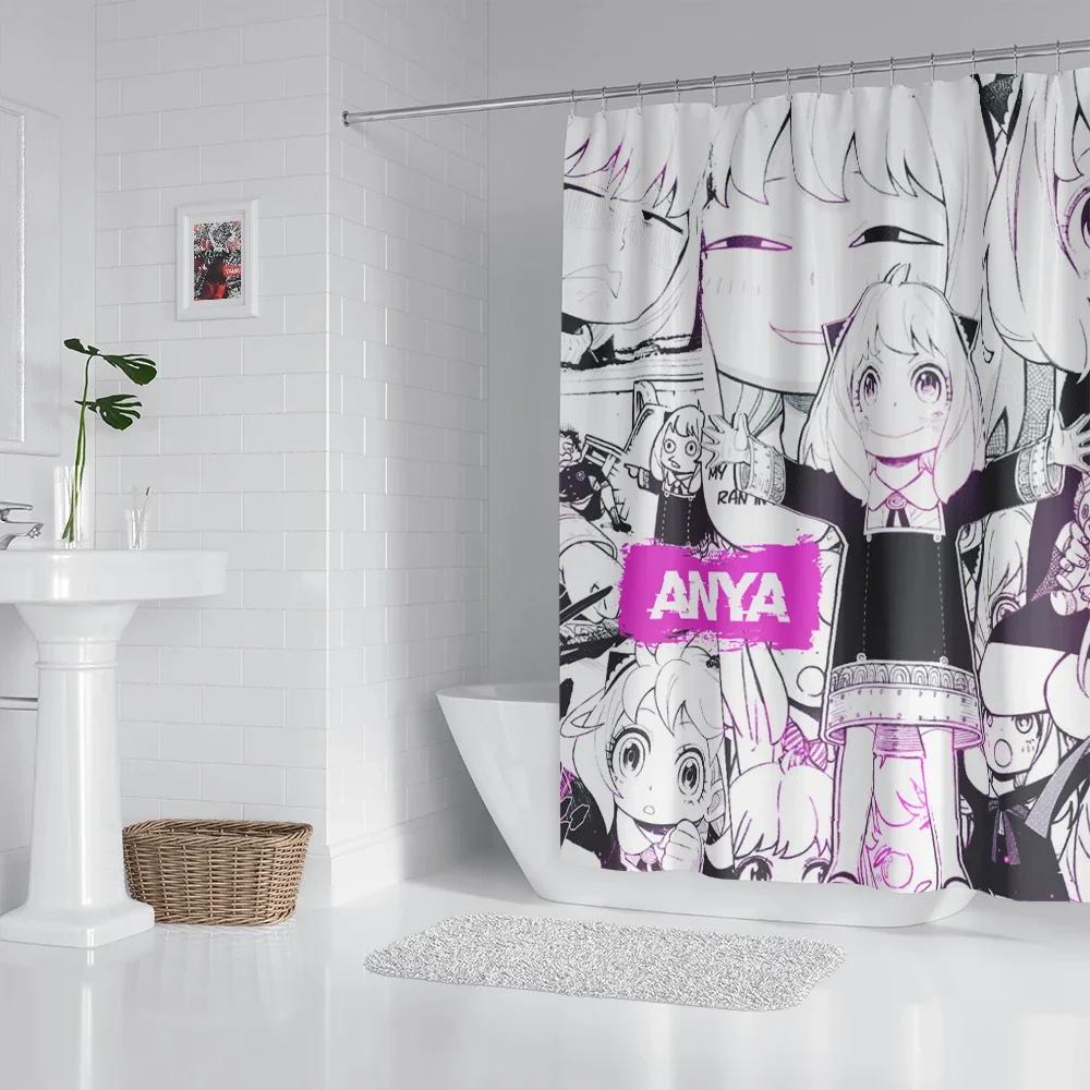 

Anime Shower Curtain Bathroom Shower Curtain With Hooks Decor Anime Decor Accessories Curtains W90XH180cm