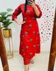Women Designer Kurta Pant Cord Set Indian Bollywood Top Tunic Pure Cotton Kurti