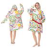 1 Stück Kapuzenpullover für Erwachsene, Kaltwetterkleidung, Hauskleidung, Flanell-Pyjama