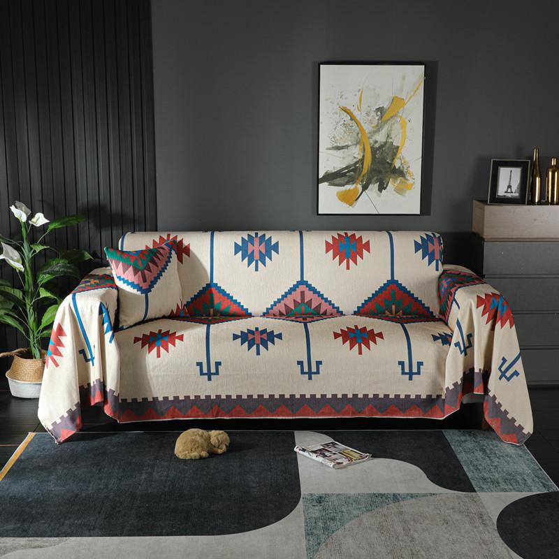 

Чехол для дивана Four Seasons Single Layer Snowy Printed Full Cover Чехол для дивана Nordic Simple на одного, двоих или троих человек 180*150cm