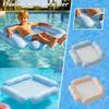 Inflatable Water Float , Swimming Pool Float Lounger With Mesh Center, Portable Floating For Summer Beach, Pool Party