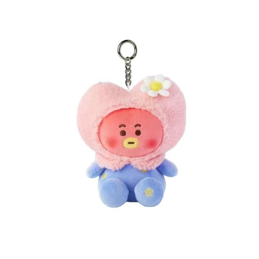 Sakura Fan BT21 KPOP series plush toy bulletproof youth group sitting doll gifts birthday couple adult Cuddly Huggable Comfort Kawaii Adorable Stuffed