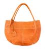 ZUCCHERO Women's Genuine Leather Large Capacity B5 Wide Gusset Bucket Handbag 48974