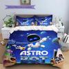 ASTRO BOT Custom Name Pattern Bedding,Quilt Set Quilt Cover Pillowcase Home Birthday Gift(1 * Duvet Cover + 2 * Pillowcase, Without Core)
