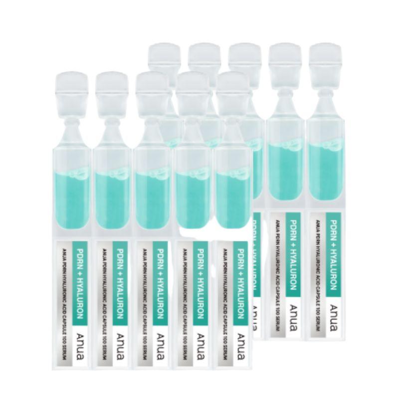 Anua PDRN Hyaluronic Acid Capsule 100 Serum 1ml x 10ea – Skin Repair & Intensive Hydration Booster