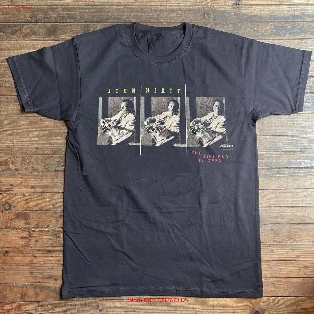 John Hiatt The Tiki Bar Is Open T Shirt Full Size S 5xl Vintage Versatile Comfortable Soft Top For Everyday Wear