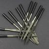 STONEGO 5PCS/10PCS Set de limes aiguilles 3x140mm Outil d'artisanat pour la gravure sur diamant de joaillier Outil à main pour métal, verre, pierre