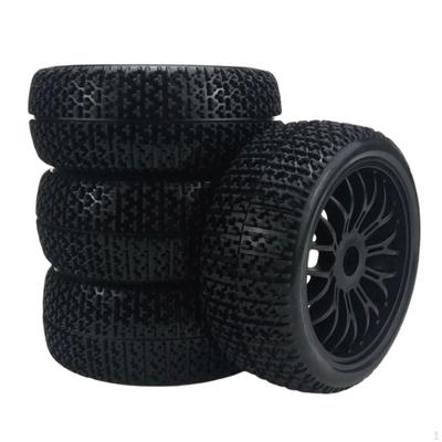 4 szt. felgi RC 17mm opona typu Y do samochodów wyścigowych HSP Crawlers