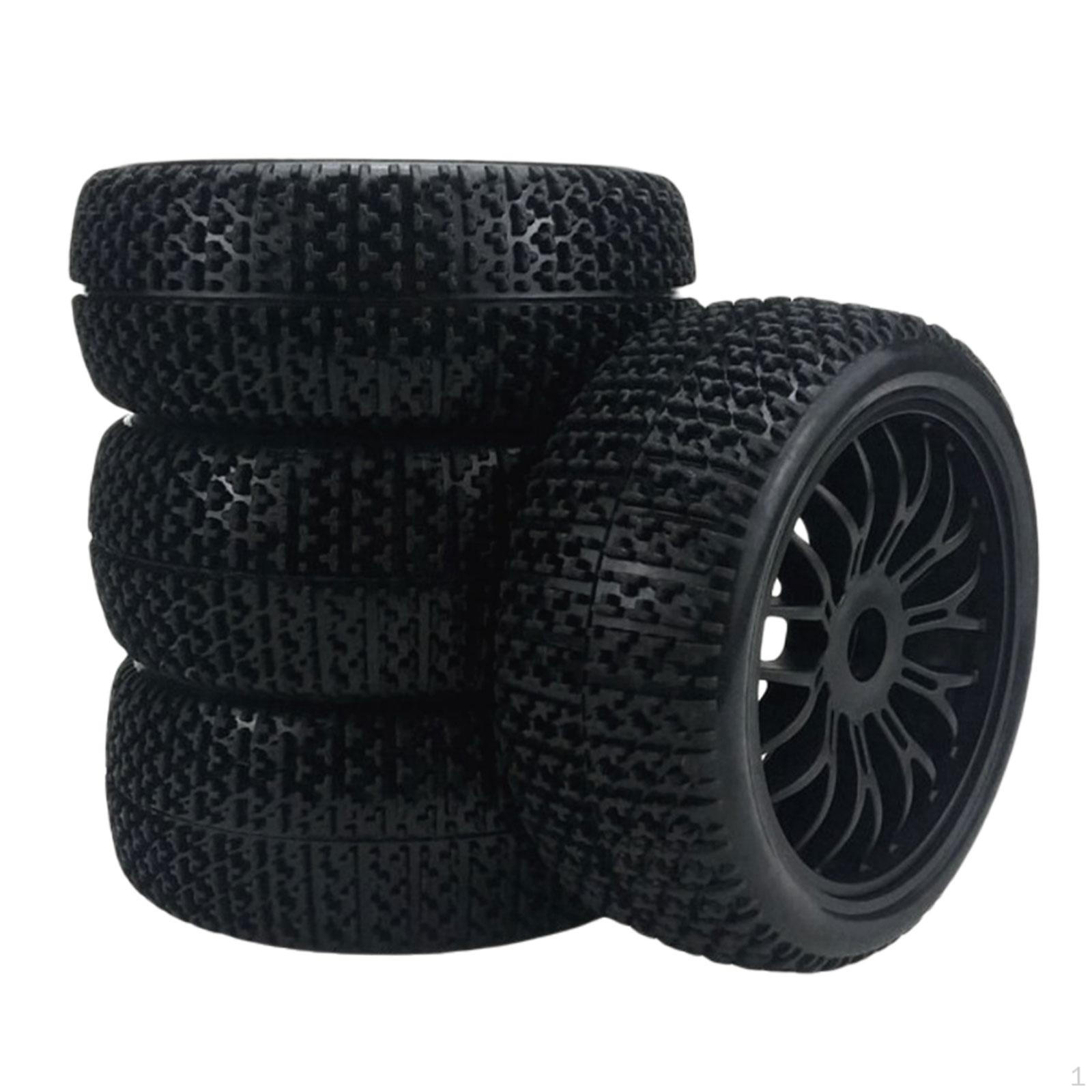 

4Pcs RC колісні диски 17 мм Y-Typed Tire Tire для HSP Racing Car Crawlers