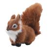 Artificial Squirrel Figurine Miniature Plush Simulation Fake Animal Table