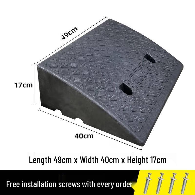 

Heavy-Duty Plastic Curb Ramp (17cm Height)