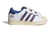 Adidas Originals SUPERSTAR COMFORT CLOSURE Low top Kids' Skateboarding Shoes White Blue Kids' IF4318