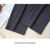 Lyocell Wool Women's High-Waist Slimming Black Harem Pants - Autumn 2025 Collection