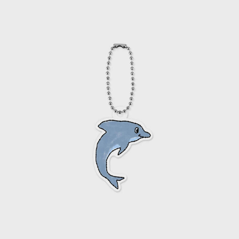 blue dolphin acrylic keyring Single product