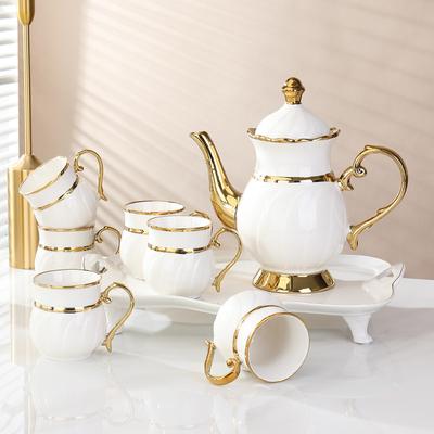 Leichter Luxus Einfache Keramik-Wasserbecher Zifeng Nordisch Phnom Penh Kreatives Tassenset Kaffeetasse Kaltwasser-Kessel-Set