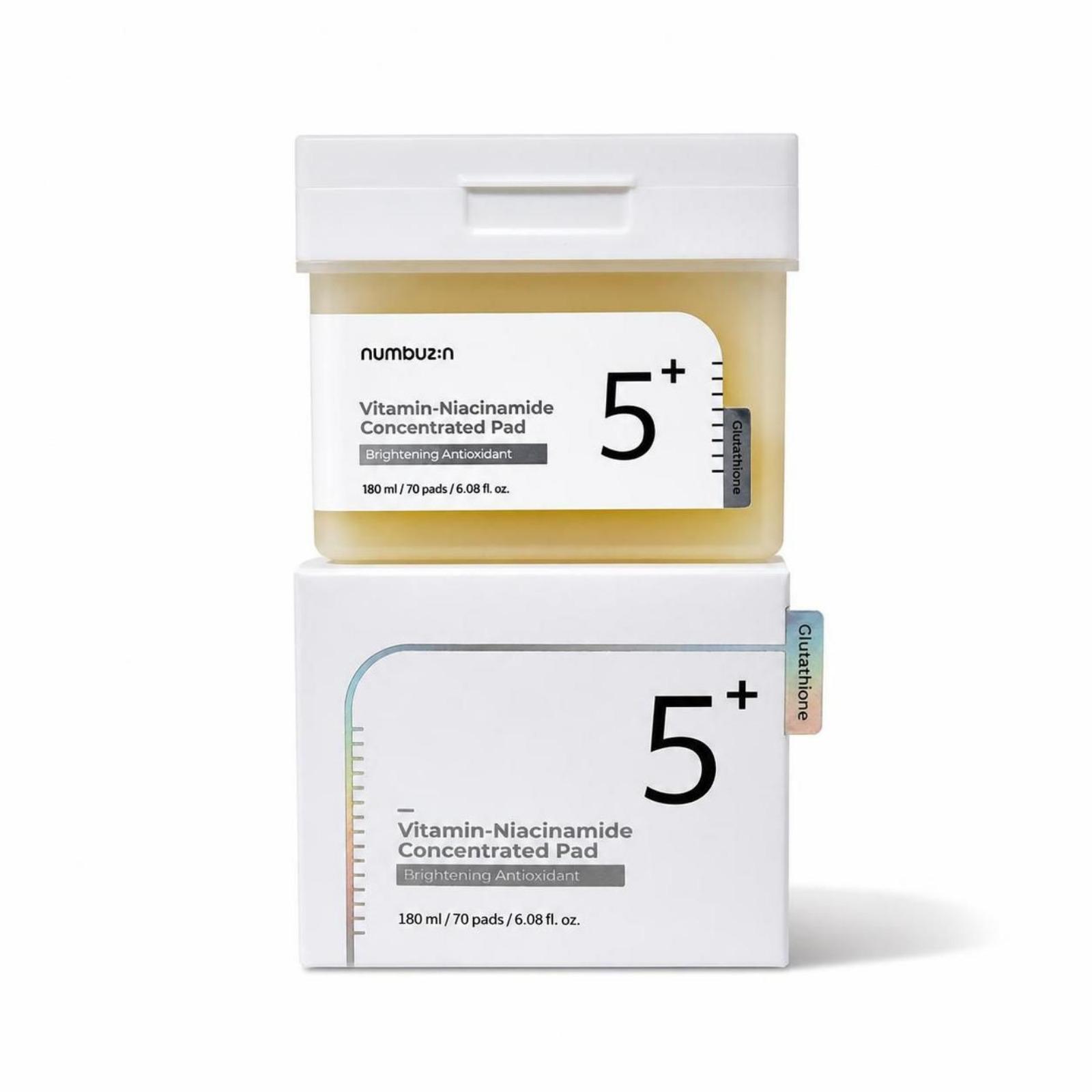 numbuzin No. 5 Vitamin Niacinamide Concentrated Pad 70 Pads