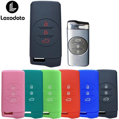 Silicone Remote Key Case Cover Keychain Car Accessories for Chery Tiggo 7 Pro Tiggo 8 Tiggo 2 Pro 3x 5x Exeed 2020 2021 2022